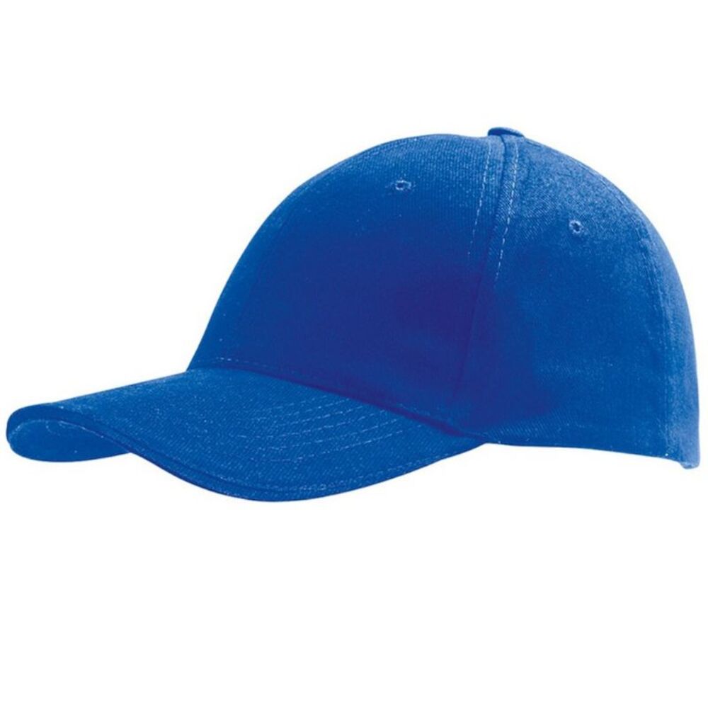 SOLS Unisex Buffalo 6 Panel Baseball Cap / Royal Blue